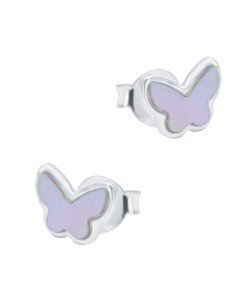 Little one Butterfly Shaped Silver Stud Earring STS-6418